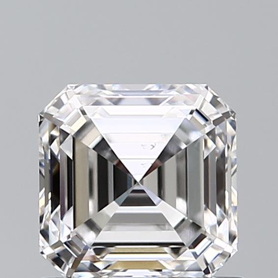 1.08ct D VS2 Rare Carat Ideal Cut Asscher Lab Grown Diamond