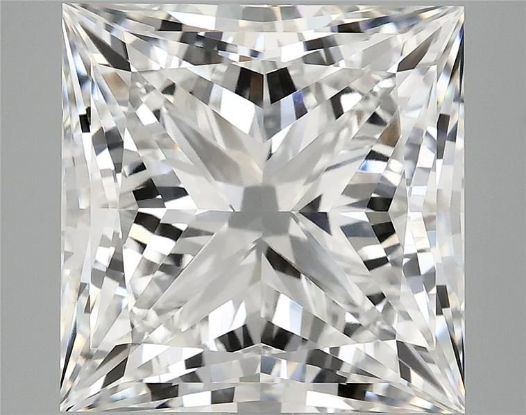 8.04ct E VVS2 Rare Carat Ideal Cut Princess Lab Grown Diamond