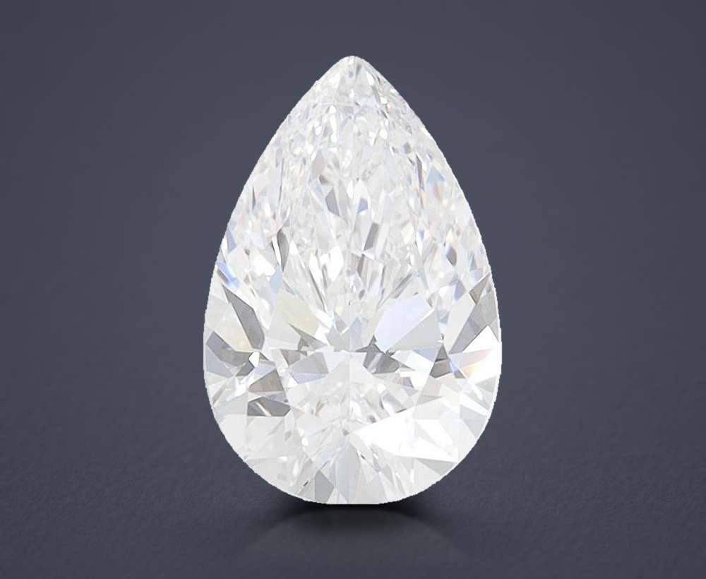 1.53 Carat Pear Lab Diamond