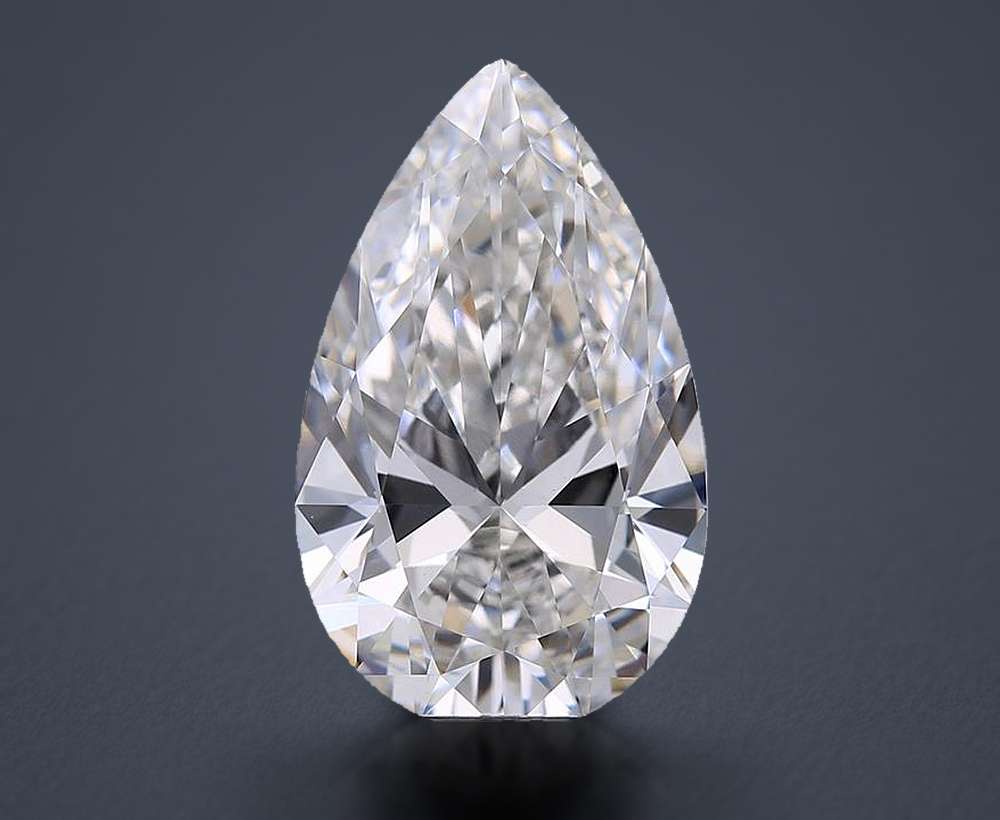 3.75 Carat Pear Lab Diamond