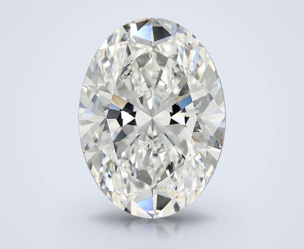 6.10 Carat Oval Lab Diamond