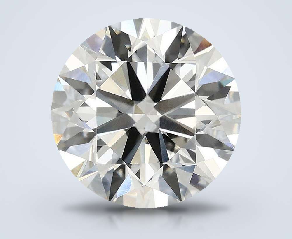 3.99 Carat Round Lab Diamond
