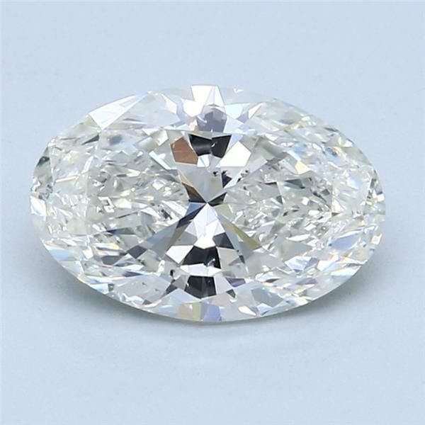 2.01ct I SI1 Rare Carat Ideal Cut Oval Diamond