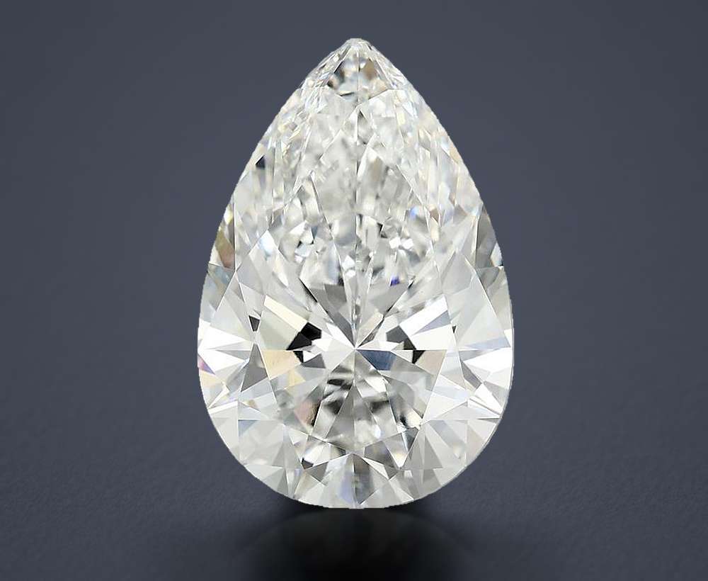 8.00 Carat Pear Lab Diamond