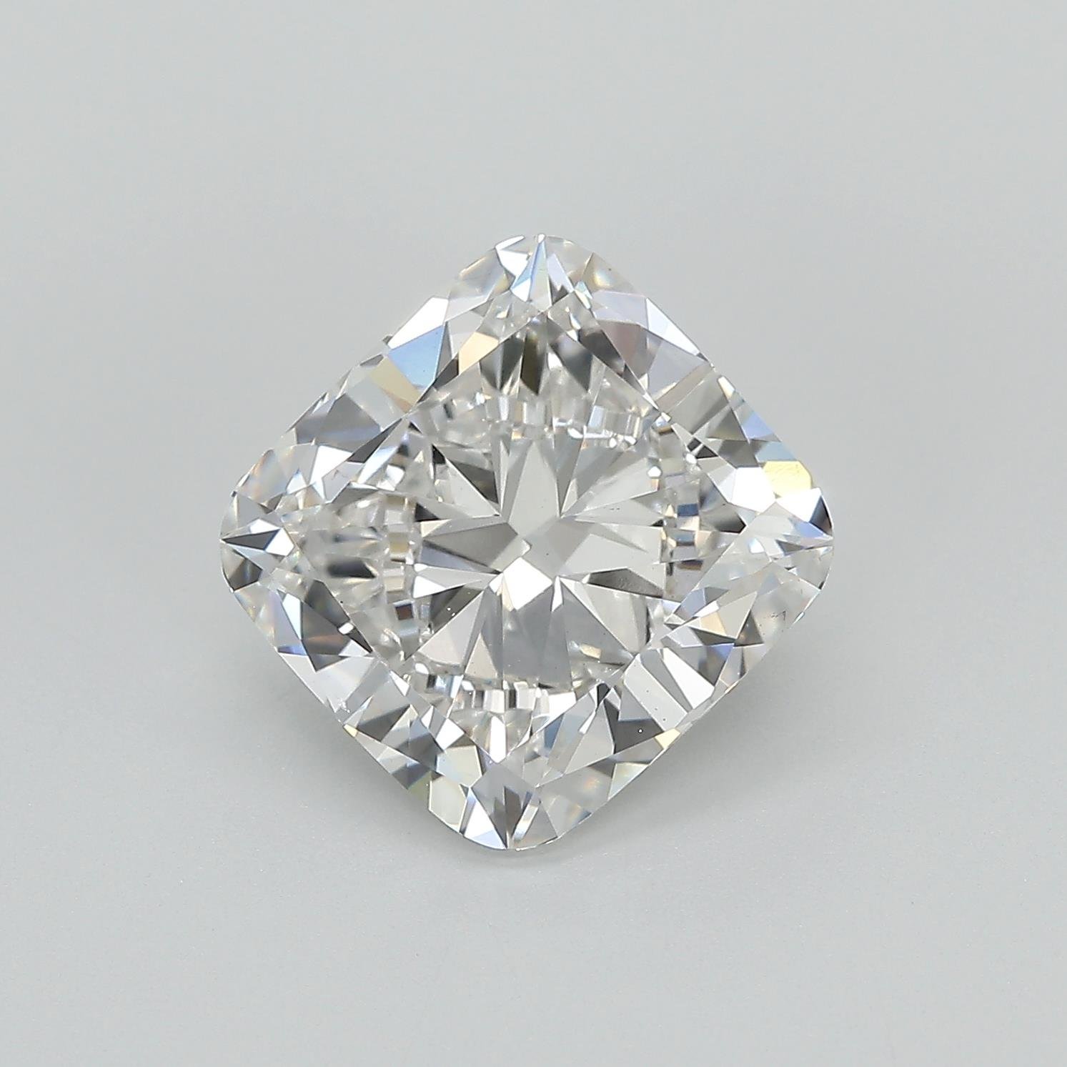 5.00ct F VS1 Very Good Cut Cushion Lab Grown Diamond