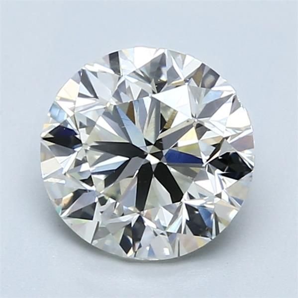 2.01ct J SI1 Very Good Cut Round Diamond