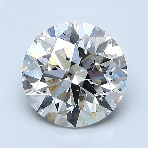 1.59ct K SI2 Rare Carat Ideal Cut Round Diamond