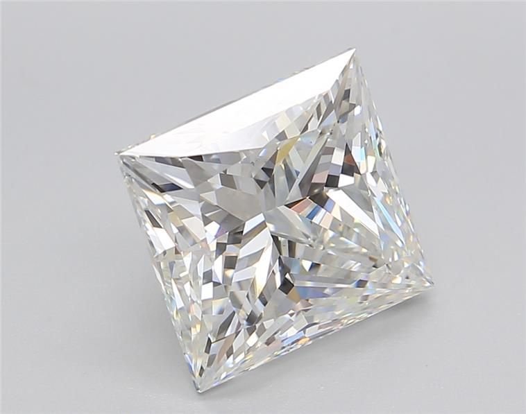 4.00ct F VS1 Rare Carat Ideal Cut Princess Lab Grown Diamond