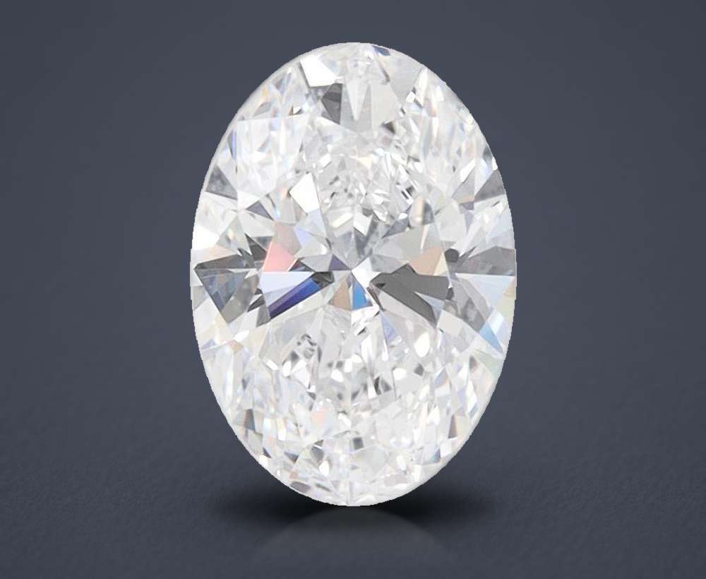 1.34 Carat Oval Lab Diamond