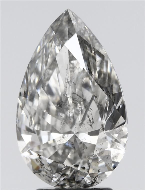 3.51ct H SI2 Rare Carat Ideal Cut Pear Diamond