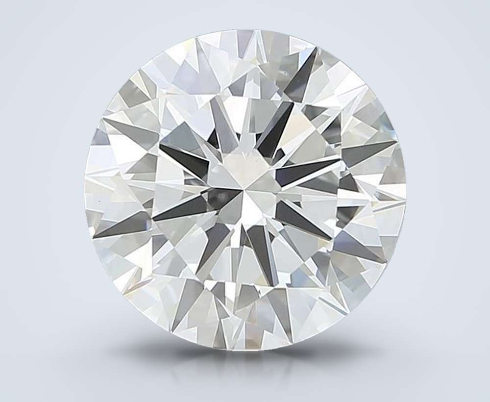 5.34 Carat Round Lab Diamond