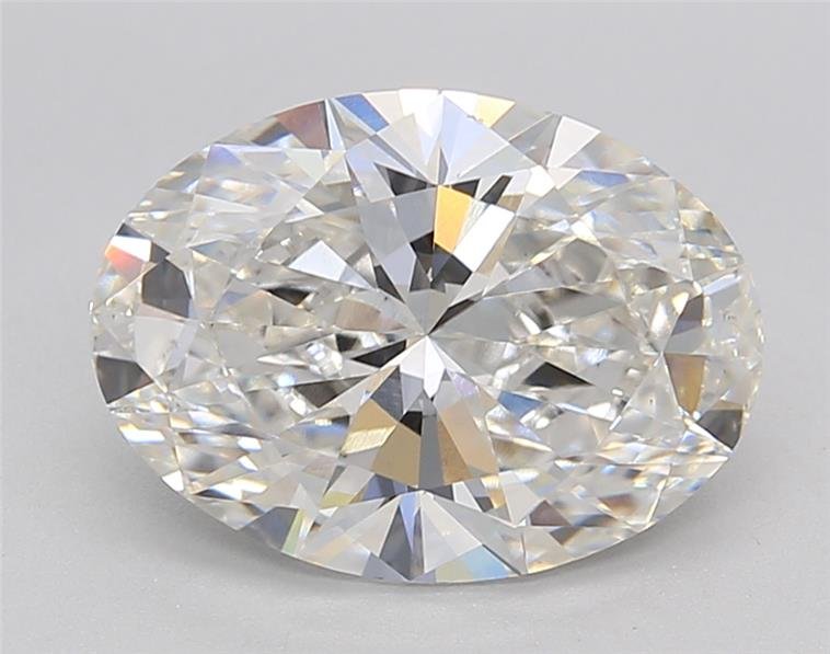 2.95ct F VS1 Rare Carat Ideal Cut Oval Lab Grown Diamond