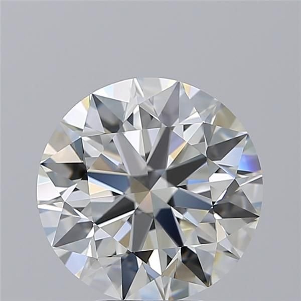 5.01ct J VVS1 Rare Carat Ideal Cut Round Diamond
