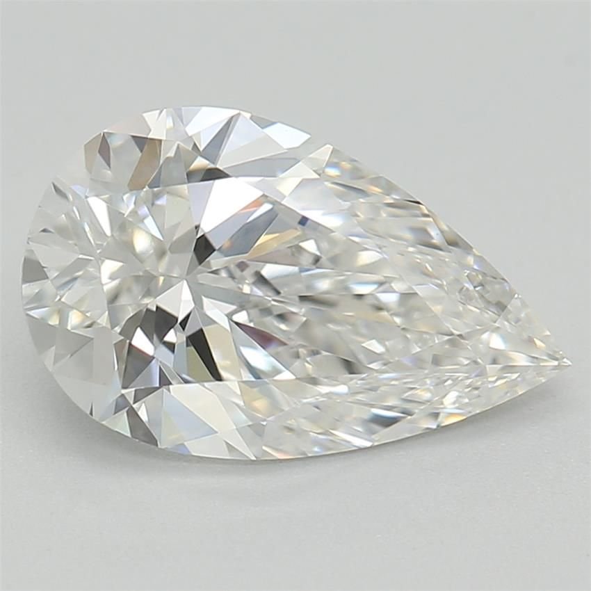 1.08ct E VVS2 Rare Carat Ideal Cut Pear Lab Grown Diamond