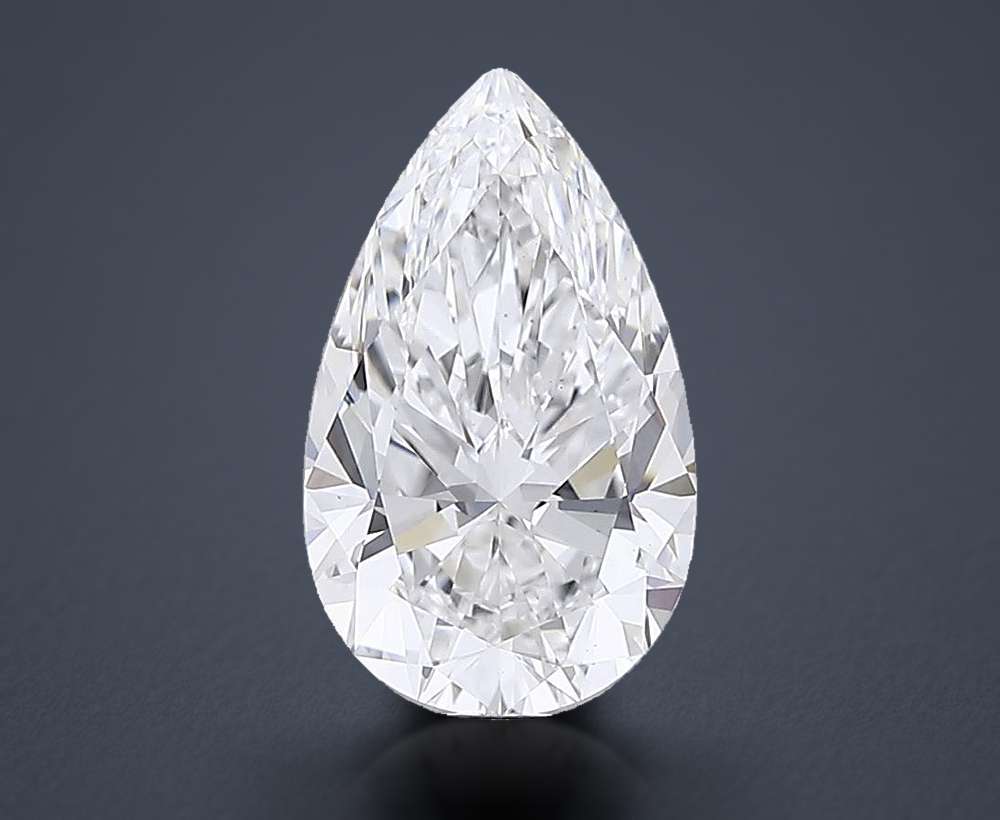 2.72 Carat Pear Lab Diamond