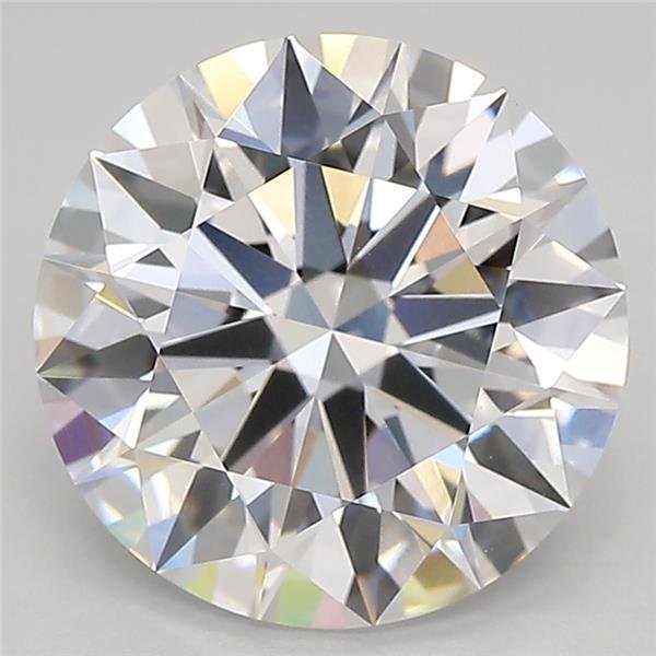 4.07ct E VVS2 Rare Carat Ideal Cut Round Lab Grown Diamond