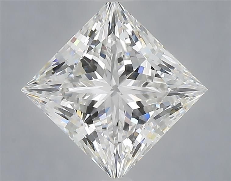 2.04ct E VS1 Rare Carat Ideal Cut Princess Lab Grown Diamond
