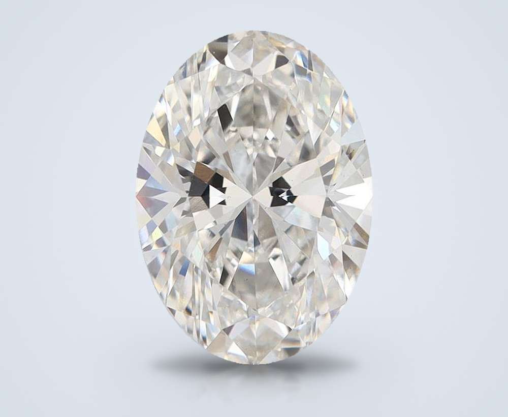 3.81 Carat Oval Lab Diamond