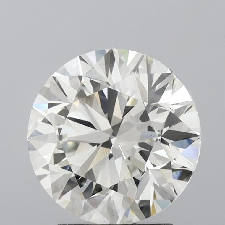 2.77ct I VS1 Excellent Cut Round Lab Grown Diamond