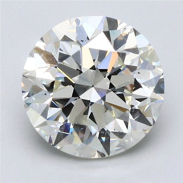 4.01ct K VS2 Very Good Cut Round Diamond