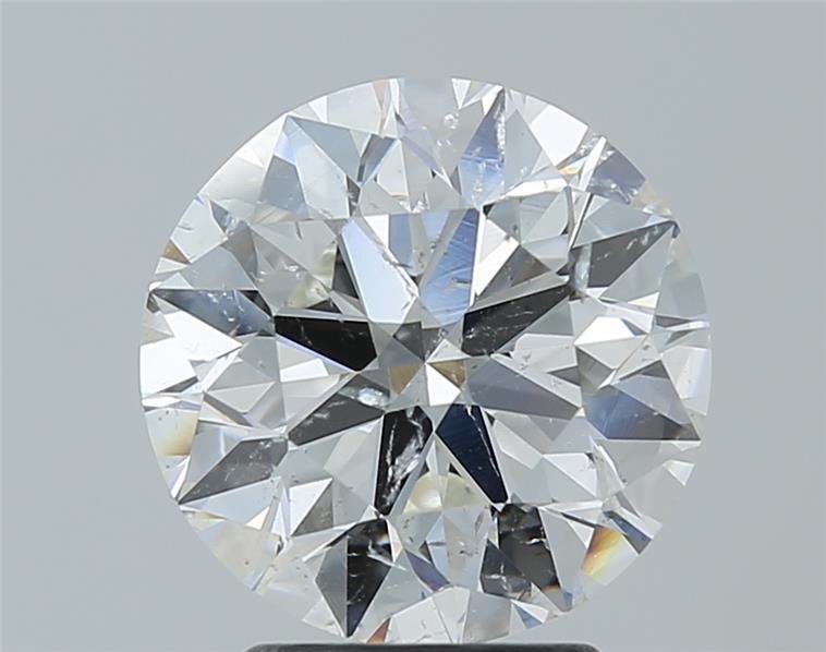 3.01ct H SI2 Rare Carat Ideal Cut Round Diamond