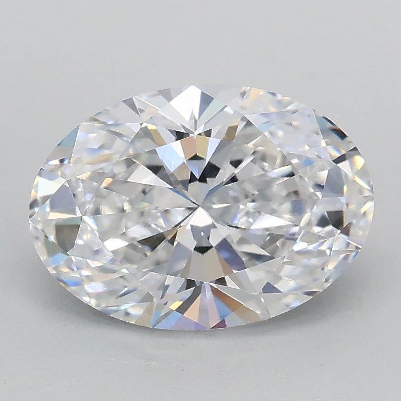 1.51ct D VVS2 Rare Carat Ideal Cut Oval Lab Grown Diamond