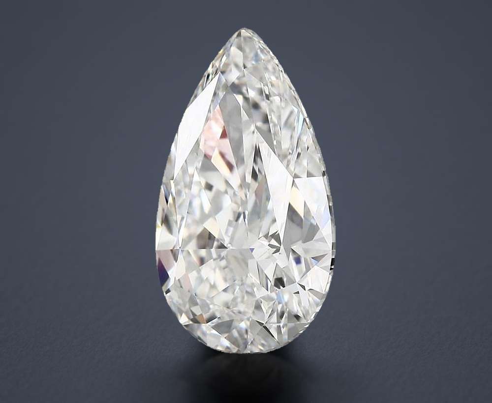 4.02 Carat Pear Natural Diamond