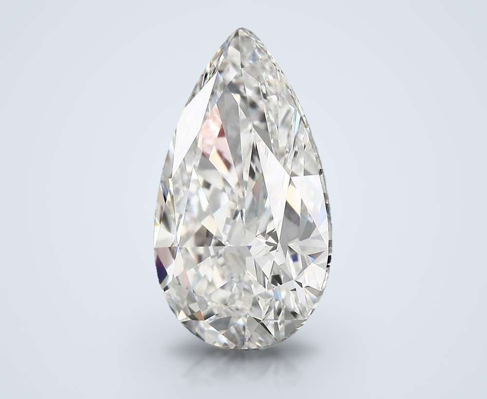 4.02 Carat Pear Natural Diamond