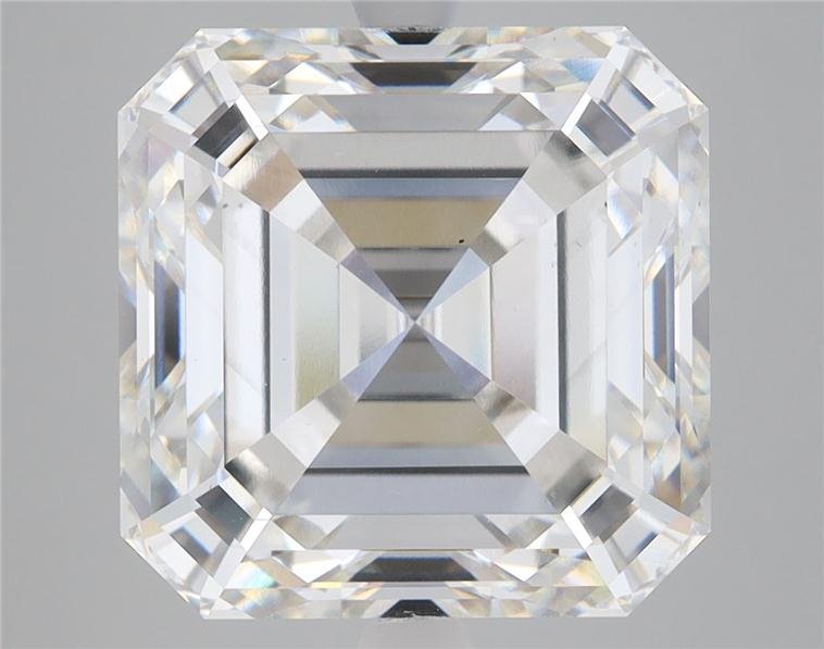 10.50ct G VS2 Rare Carat Ideal Cut Asscher Lab Grown Diamond