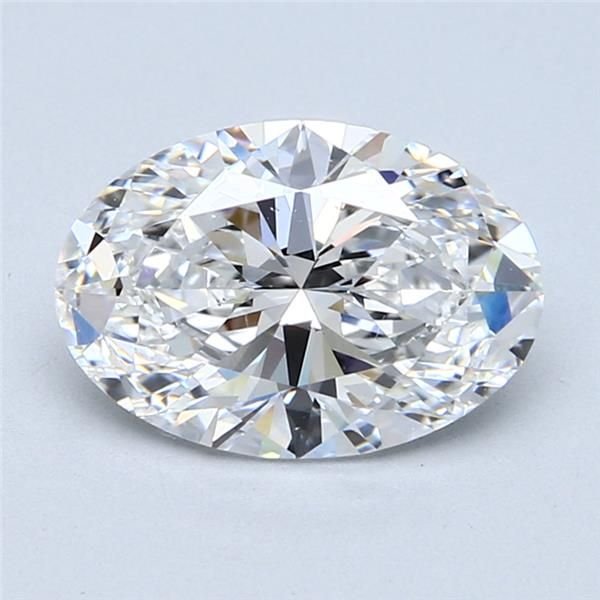 2.50ct E VS2 Rare Carat Ideal Cut Oval Diamond