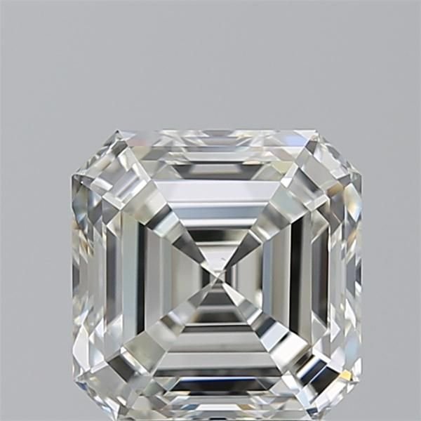 3.01ct J VS1 Rare Carat Ideal Cut Asscher Diamond
