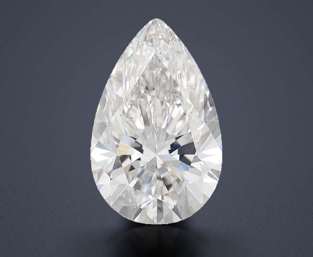 2.58 Carat Pear Lab Diamond