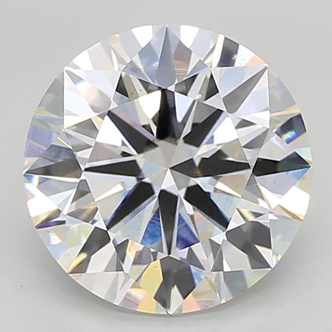 4.94ct F VS1 Rare Carat Ideal Cut Round Lab Grown Diamond