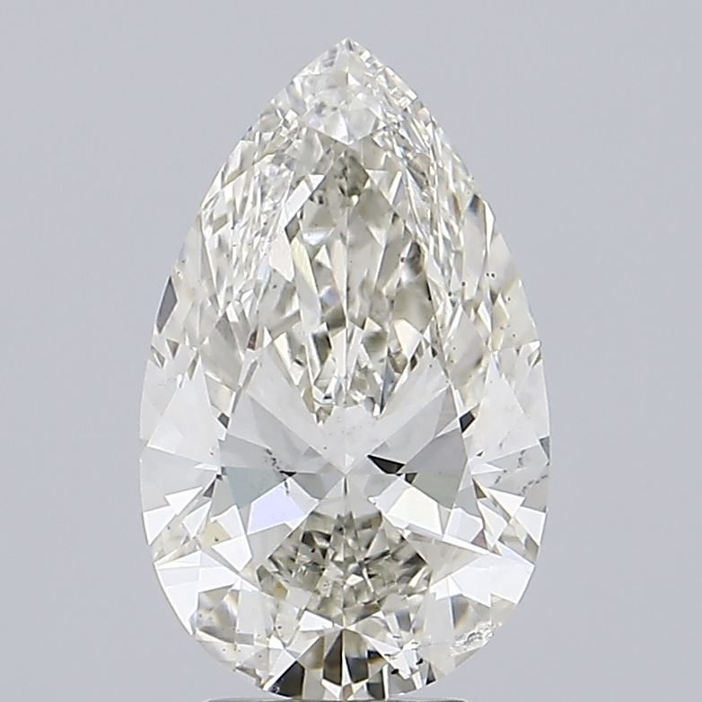 3.82ct I SI1 Rare Carat Ideal Cut Pear Lab Grown Diamond