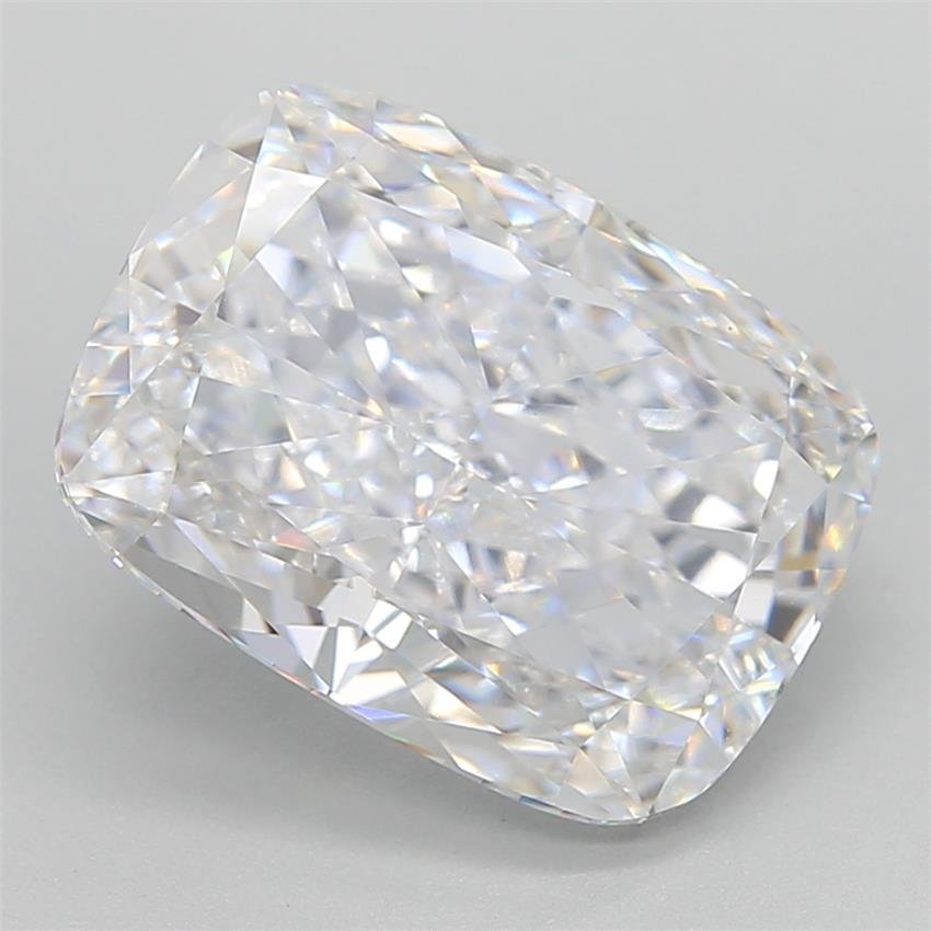 3.95ct D VVS2 Very Good Cut Cushion Lab Grown Diamond