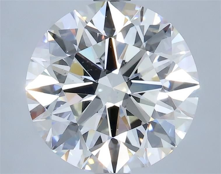3.21ct I SI1 Rare Carat Ideal Cut Round Diamond