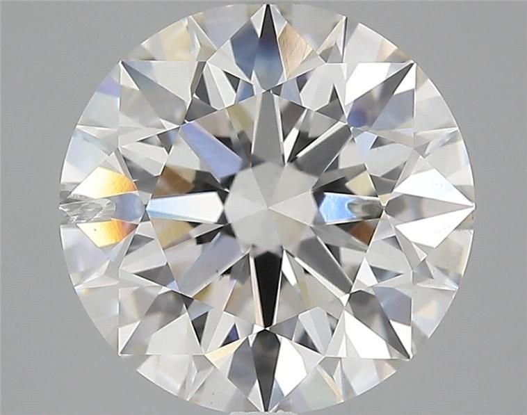 4.06ct F SI2 Rare Carat Ideal Cut Round Lab Grown Diamond