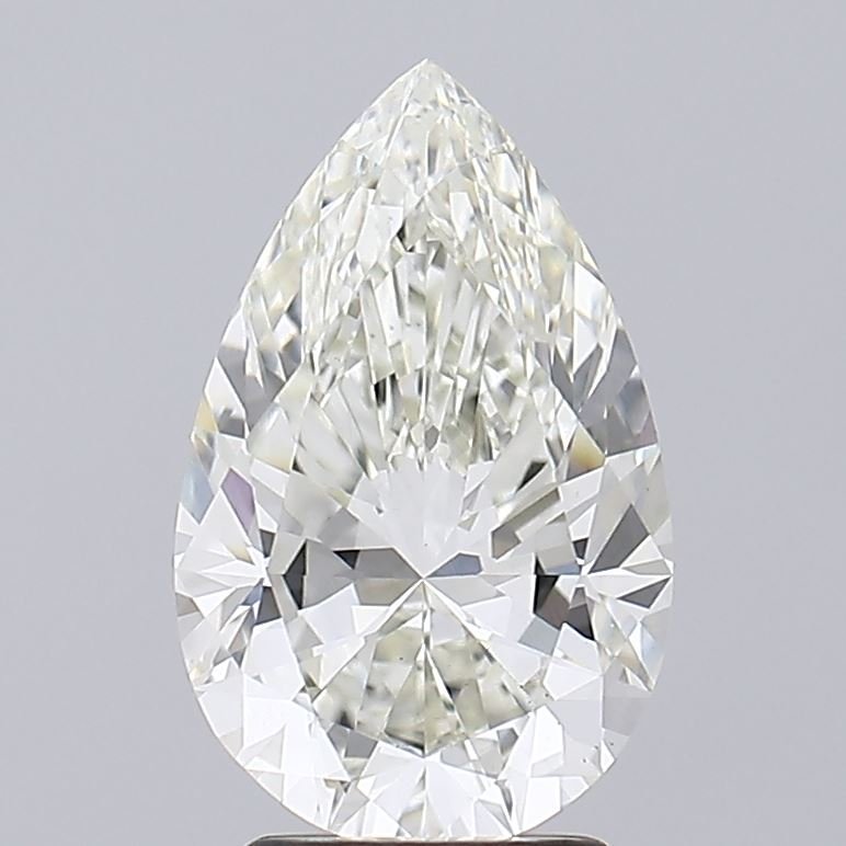 3.02ct I VS1 Rare Carat Ideal Cut Pear Lab Grown Diamond