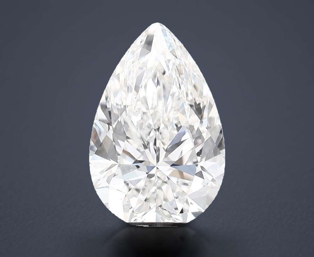3.00 Carat Pear Lab Diamond