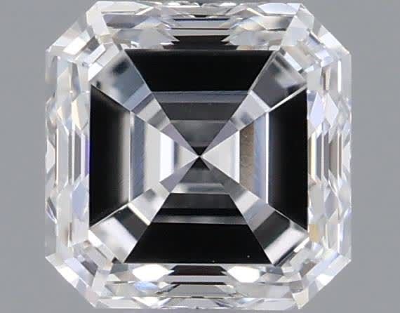 0.58ct D VVS2 Very Good Cut Asscher Lab Grown Diamond