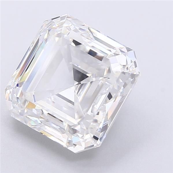 6.26ct E VVS2 Rare Carat Ideal Cut Asscher Lab Grown Diamond