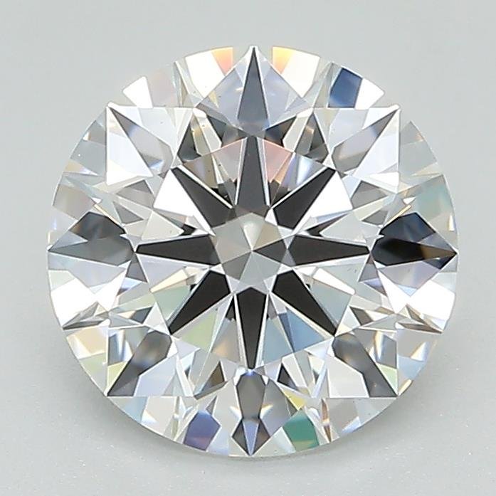 2.04ct D VS2 Rare Carat Ideal Cut Round Lab Grown Diamond