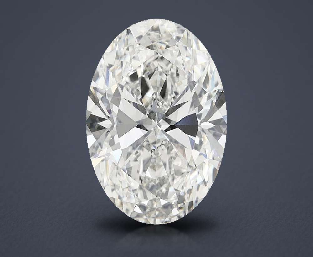 8.09 Carat Oval Lab Diamond