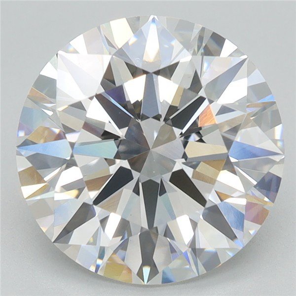 3.41ct E VS1 Rare Carat Ideal Cut Round Lab Grown Diamond