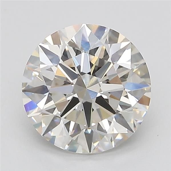 2.27ct F VS1 Rare Carat Ideal Cut Round Lab Grown Diamond