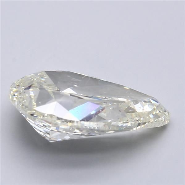 7.03ct J SI1 Very Good Cut Pear Diamond