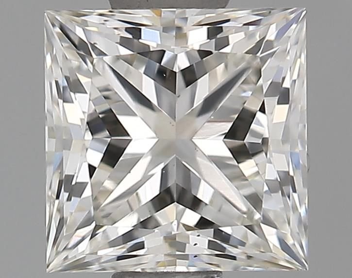 0.90ct H VS1 Rare Carat Ideal Cut Princess Lab Grown Diamond