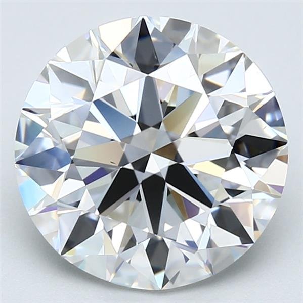 3.50ct F VS1 Rare Carat Ideal Cut Round Diamond