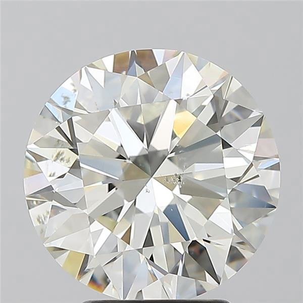 3.52ct K SI2 Rare Carat Ideal Cut Round Diamond