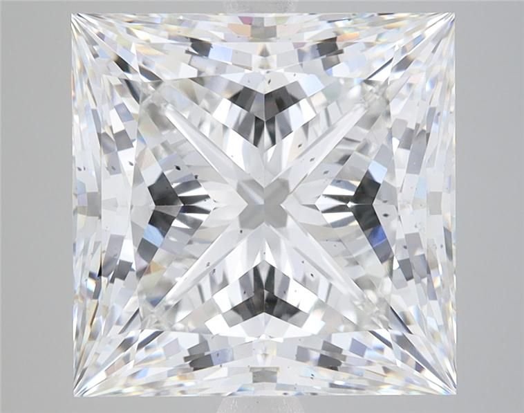 7.49ct F SI1 Rare Carat Ideal Cut Princess Lab Grown Diamond